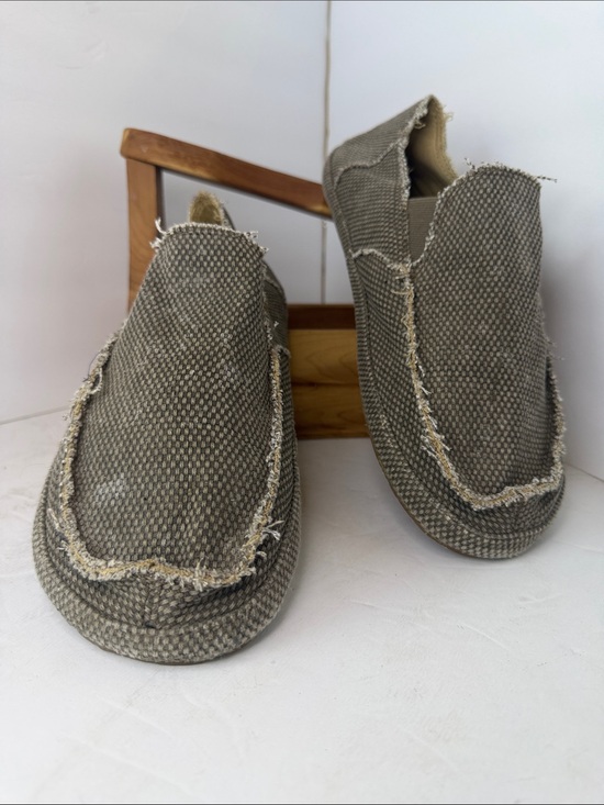 Sanuk Other - Sanuk Men’s Casual Slip-On Shoes in Olive Green size 10